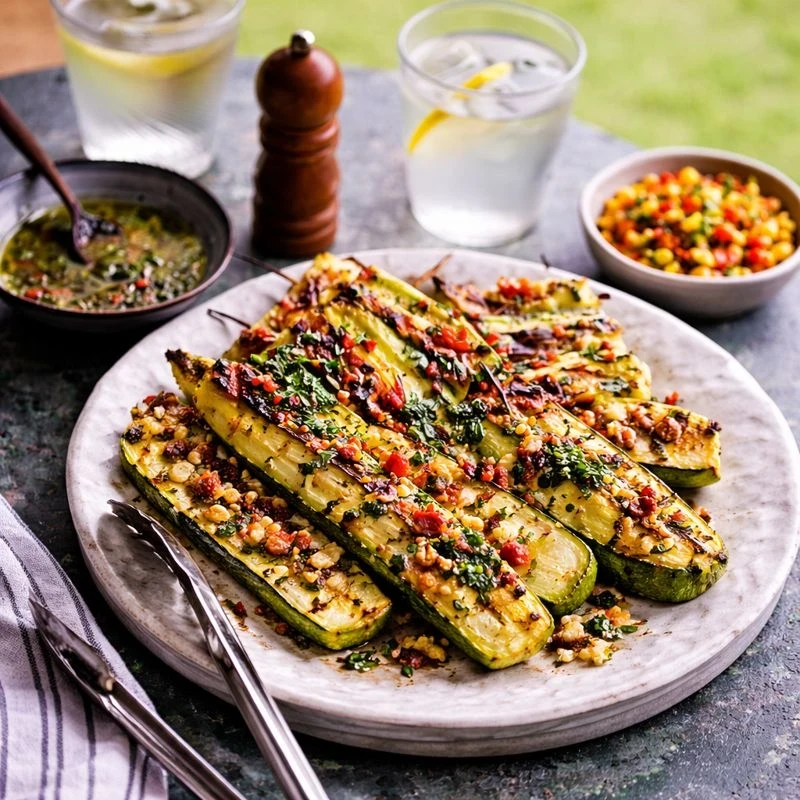 Grilled vegetables cooked in Carote pan