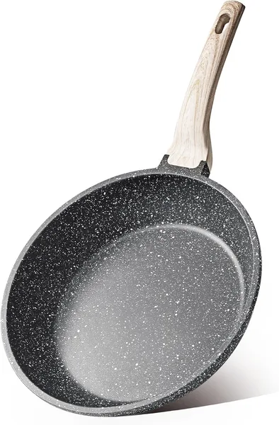CAROTE Nonstick Granite Frying Pan Skillet, PFOA Free, Induction-compatible