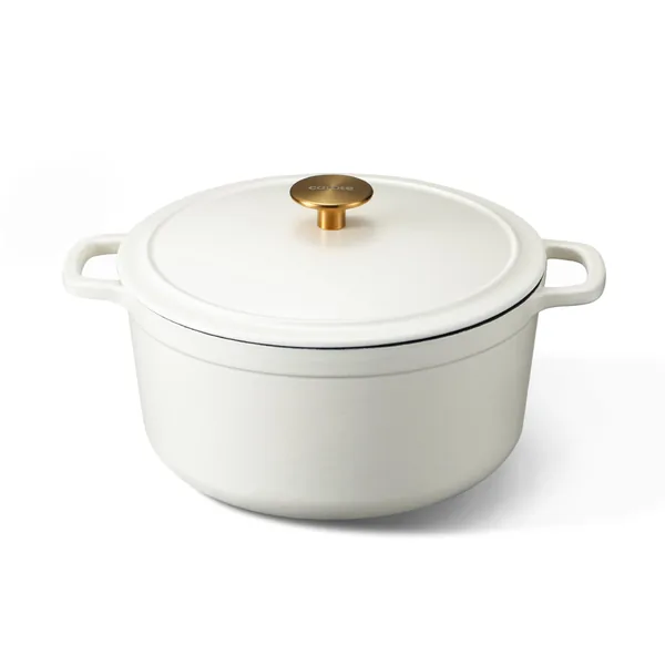 CAROTE 5QT Enameled Cast Iron Dutch Oven Pot with Lid