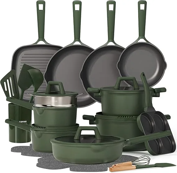 CAROTE 31PCS Pots and Pans Set